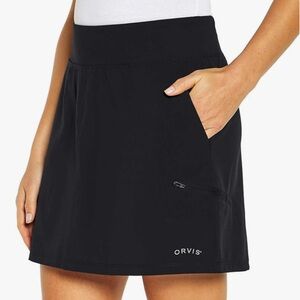 ORVIS Black Tech Sport Skort Pickleball Tennis Golf